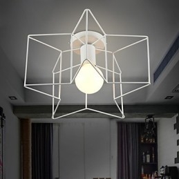 Pentagram modern kreatív verandalámpák a kupola fényének elnyelésére