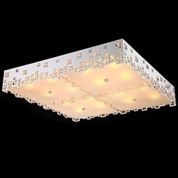 Crystal Flush Mount Modern kortárs fém