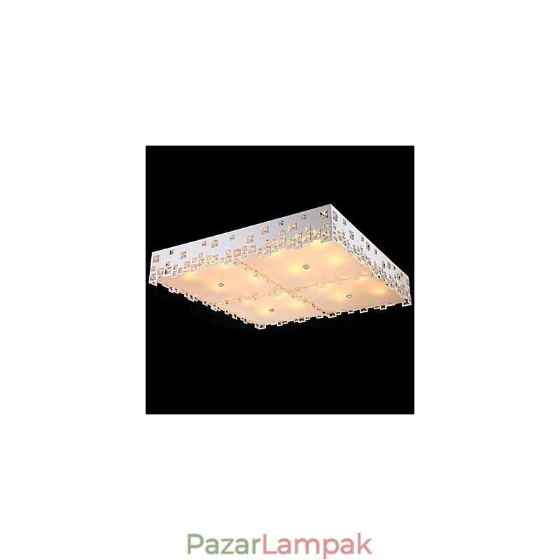 Crystal Flush Mount Modern kortárs fém