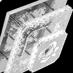 Süllyesztett kristály modern, modern nappali ágy gyerekeknek