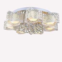 Flush Mount Crystal Modern kortárs fém