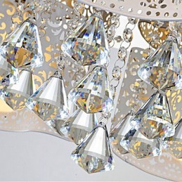 Flush Mount Crystal Modern kortárs fém