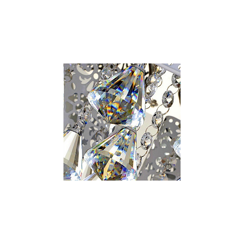 Flush Mount Crystal Modern kortárs fém