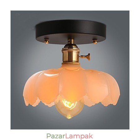 Süllyesztett szerelésű retro világító lámpák üveg mennyezeti lámpa Süllyesztett szerelésű retro világító lámpák üveg mennyezeti lámpa