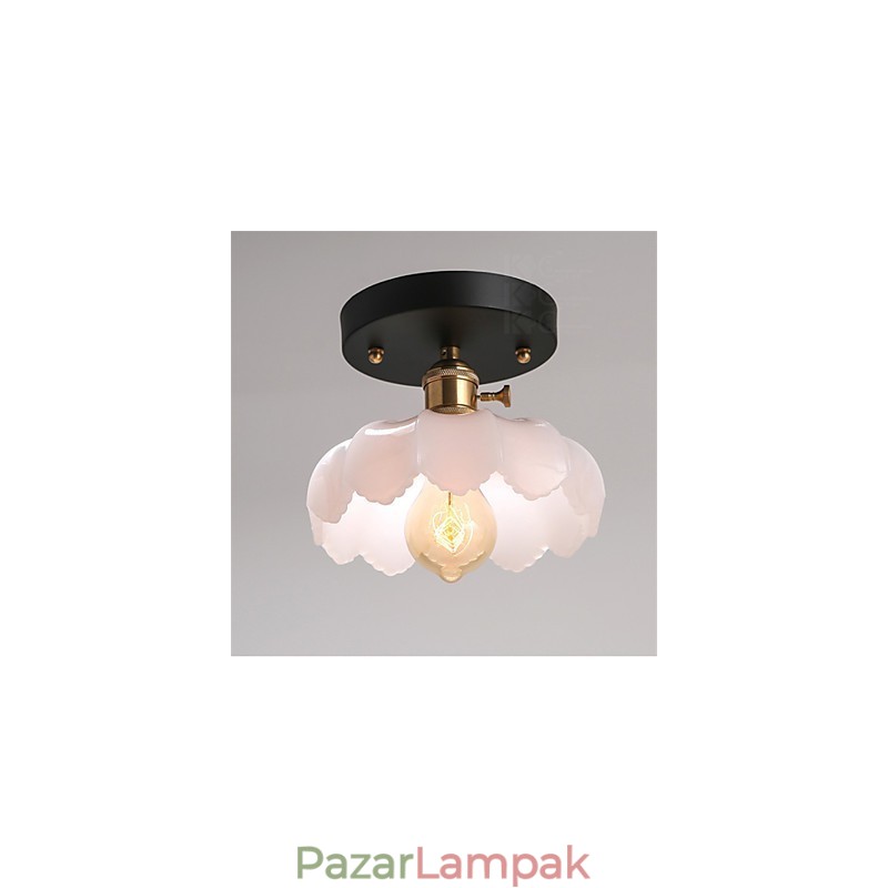 Süllyesztett szerelésű retro világító lámpák üveg mennyezeti lámpa