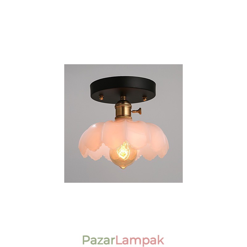 Süllyesztett szerelésű retro világító lámpák üveg mennyezeti lámpa