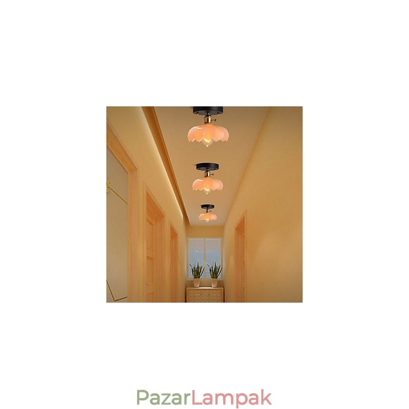 Süllyesztett szerelésű retro világító lámpák üveg mennyezeti lámpa