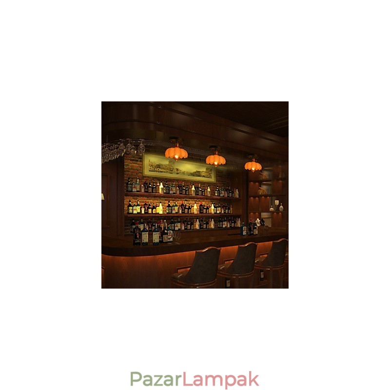 Süllyesztett szerelésű retro világító lámpák üveg mennyezeti lámpa