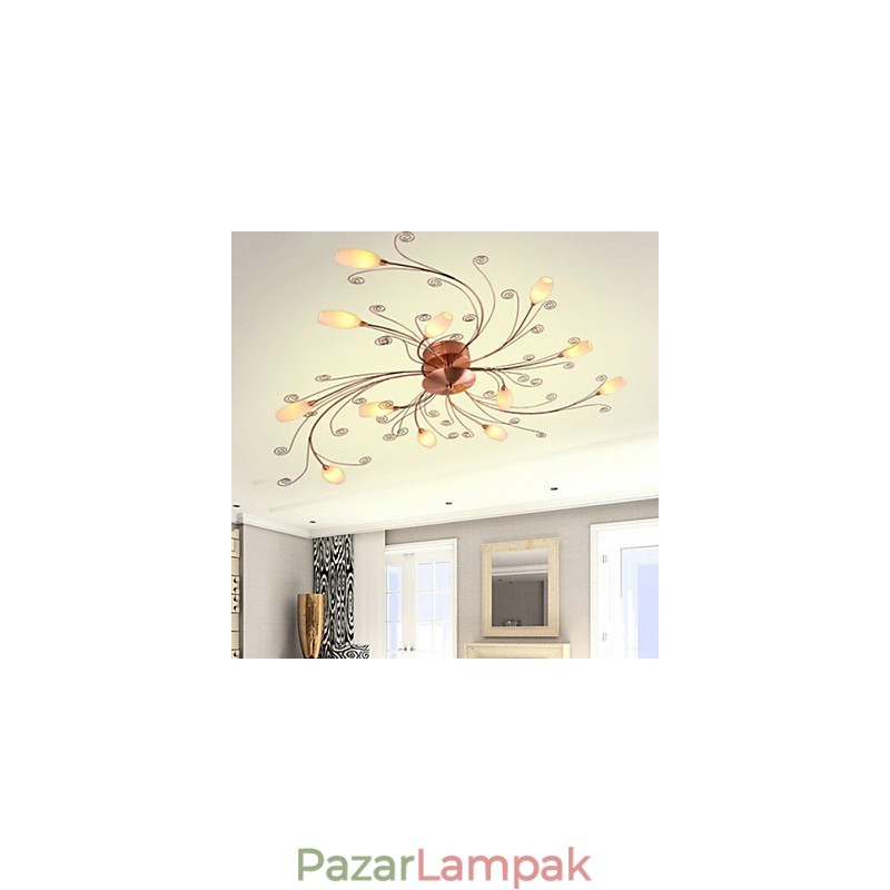 Művészi alumínium süllyesztett lámpák 12 lámpával