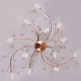 Művészi alumínium süllyesztett lámpák 12 lámpával