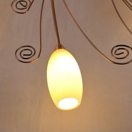 Művészi alumínium süllyesztett lámpák 12 lámpával