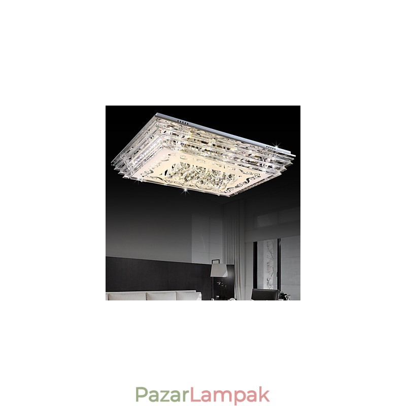 Falba szerelhető háromszínű lámpa távirányítóval, modern kortárs üvegből