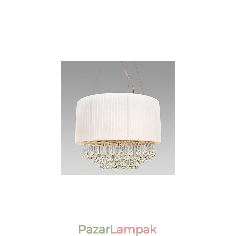 Kristály mennyezeti lámpa 5 lámpával