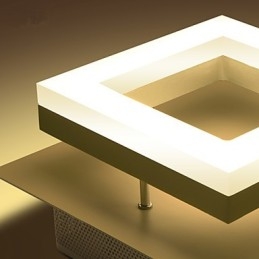 9 W-os, modern, modern akril süllyesztett tartó