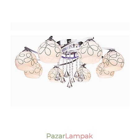 Chandelier Modern Crystal Living 8 lámpa Chandelier Modern Crystal Living 8 lámpa