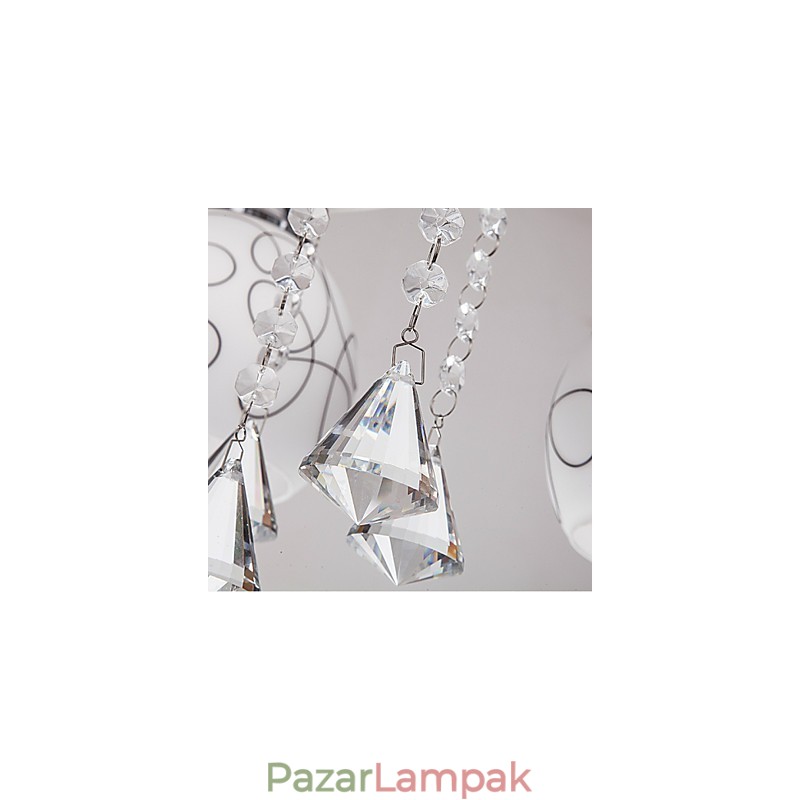 Chandelier Modern Crystal Living 8 lámpa