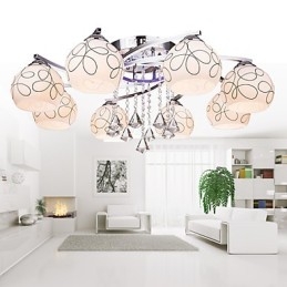Chandelier Modern Crystal Living 8 lámpa