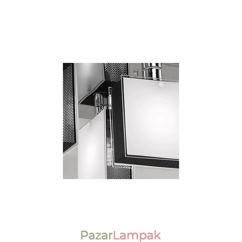 Modern, modern króm fém süllyesztett tartó