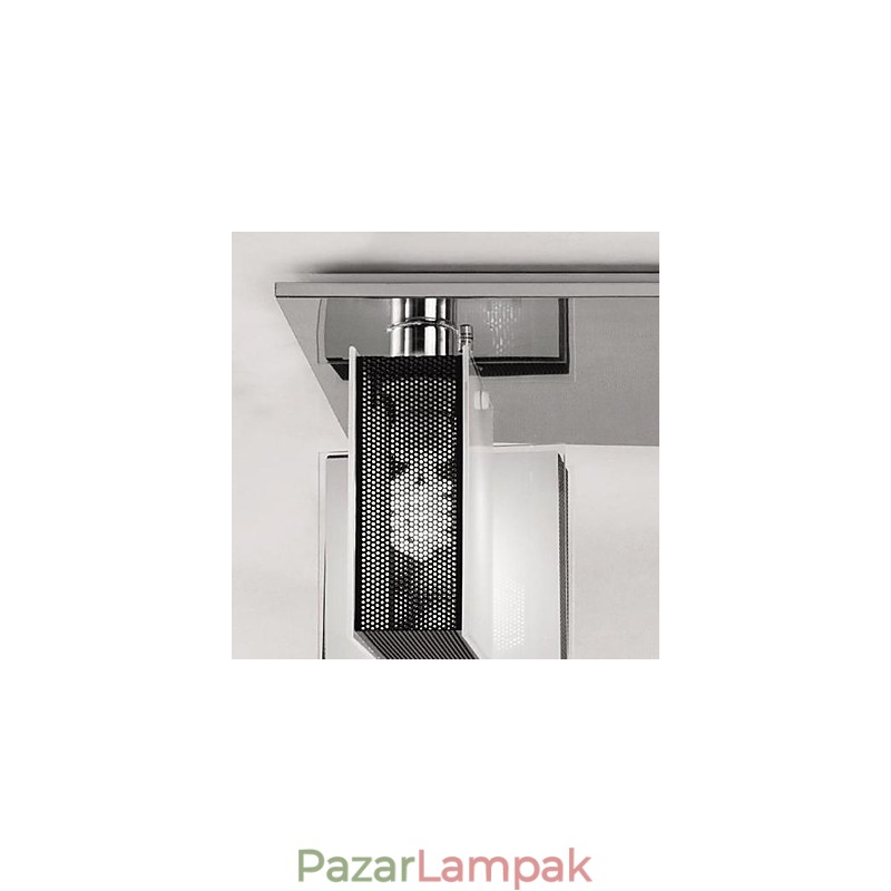 Modern, modern króm fém süllyesztett tartó