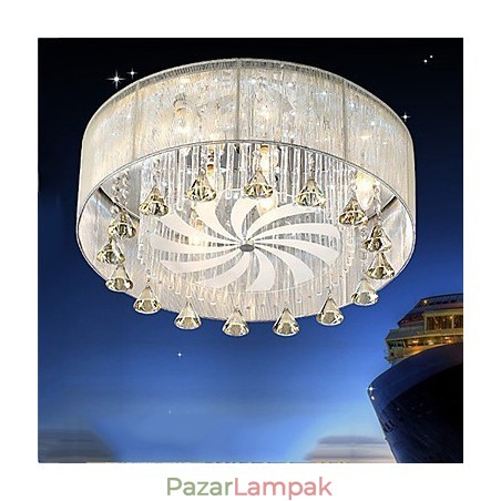 Flush Mount Crystal modern kortárs üveg