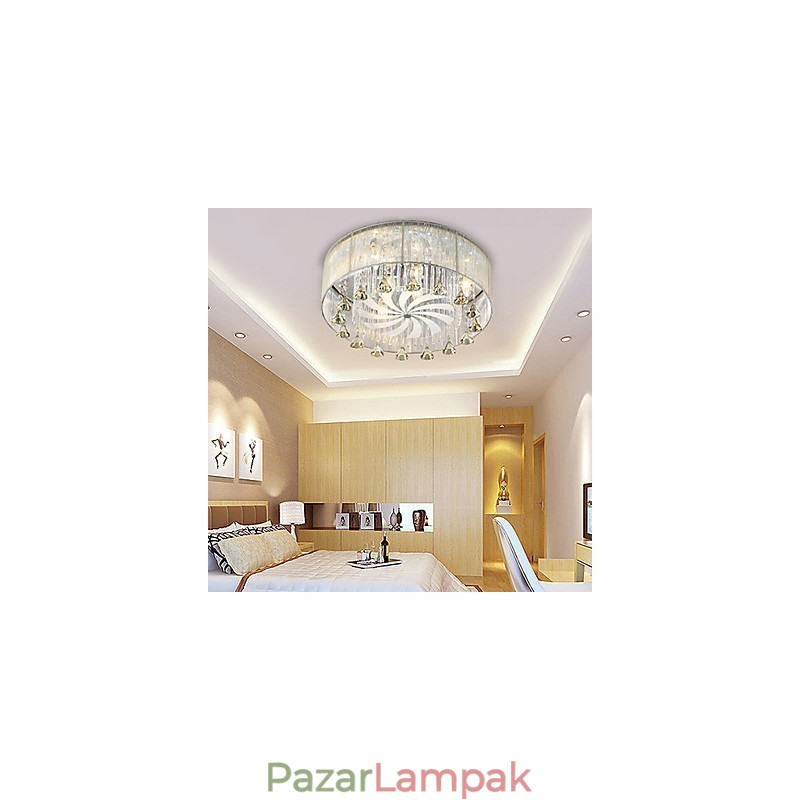 Flush Mount Crystal modern kortárs üveg