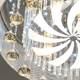 Flush Mount Crystal modern kortárs üveg