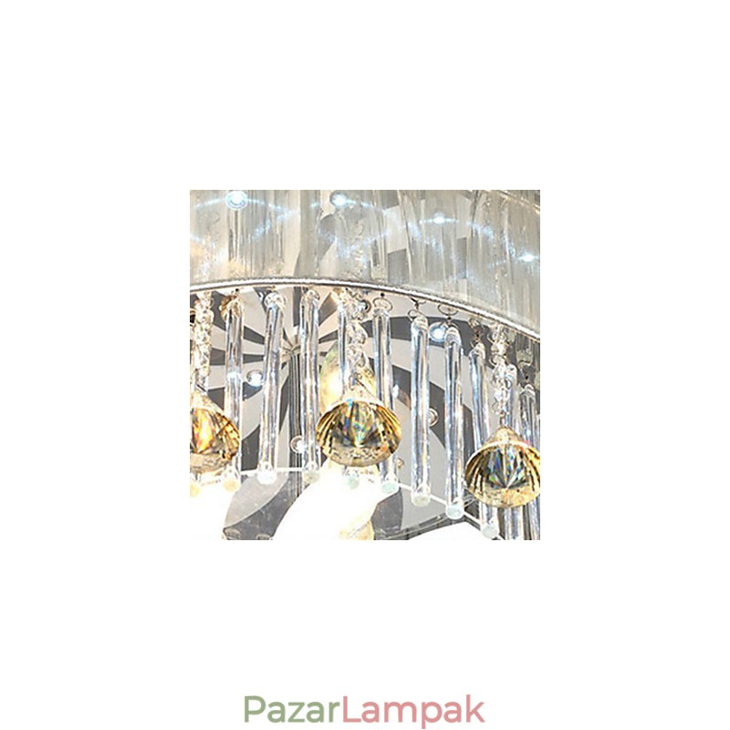 Flush Mount Crystal modern kortárs üveg