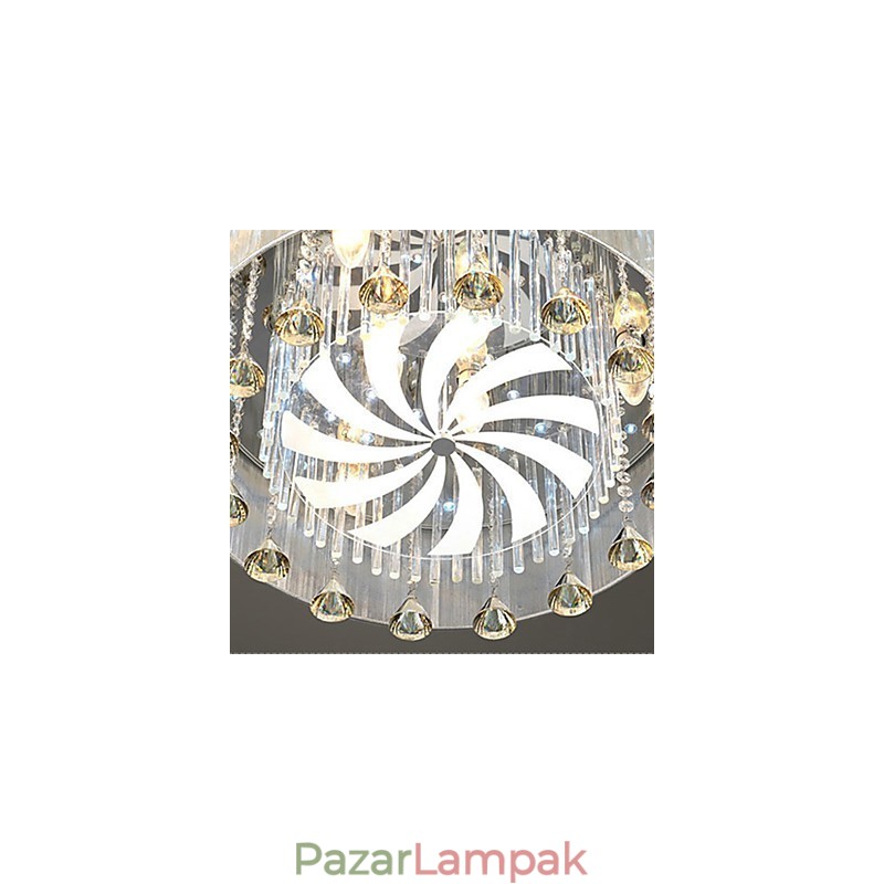 Flush Mount Crystal modern kortárs üveg