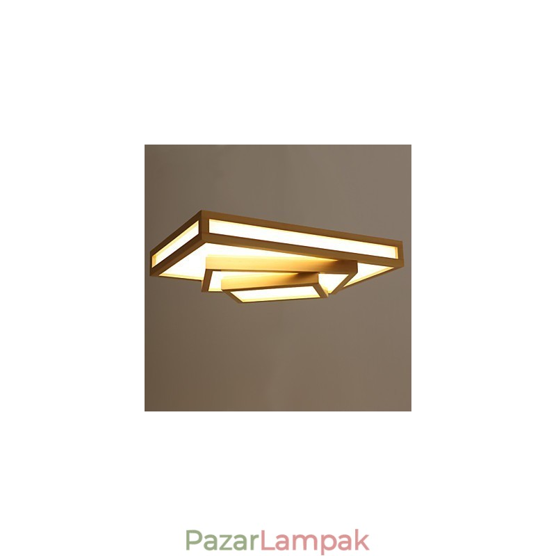 Modern, modern mini stílusú festmény fa bambusz süllyesztett tartó