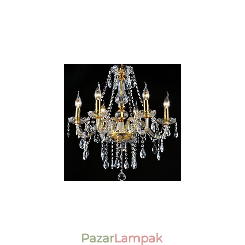 Modern, kortárs, hagyományos, klasszikus kristályból galvanizált kristálycsillár