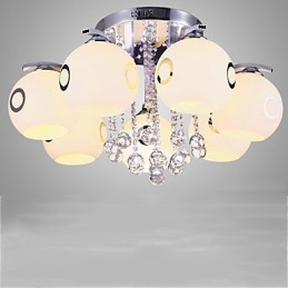 Flush Mount Crystal modern kortárs üveg