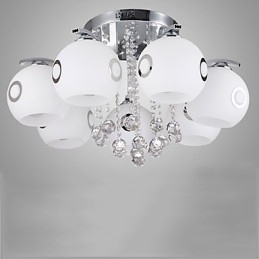 Flush Mount Crystal modern kortárs üveg