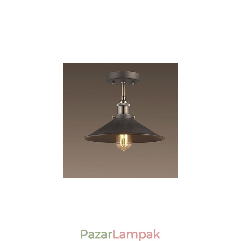 Vintage Mini Edison mennyezeti lámpa 1 könnyűfém süllyesztett lámpa