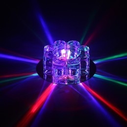 Modern, kortárs Crystal süllyesztett tartó
