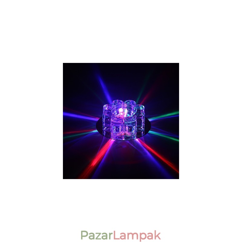 Modern, kortárs Crystal süllyesztett tartó