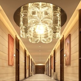 Modern, kortárs Crystal süllyesztett tartó