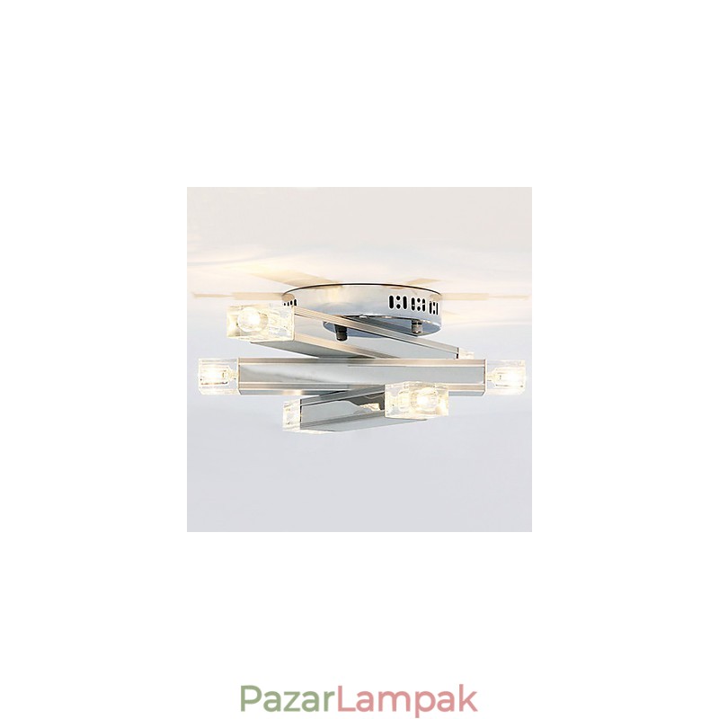 Modern mennyezeti lámpa 6 lámpával elegáns kivitelben