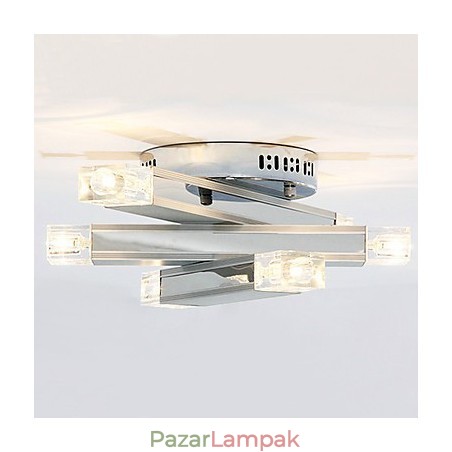 Modern mennyezeti lámpa 6 lámpával elegáns kivitelben Modern mennyezeti lámpa 6 lámpával elegáns kivitelben