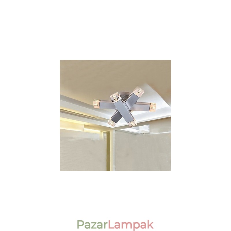 Modern mennyezeti lámpa 6 lámpával elegáns kivitelben