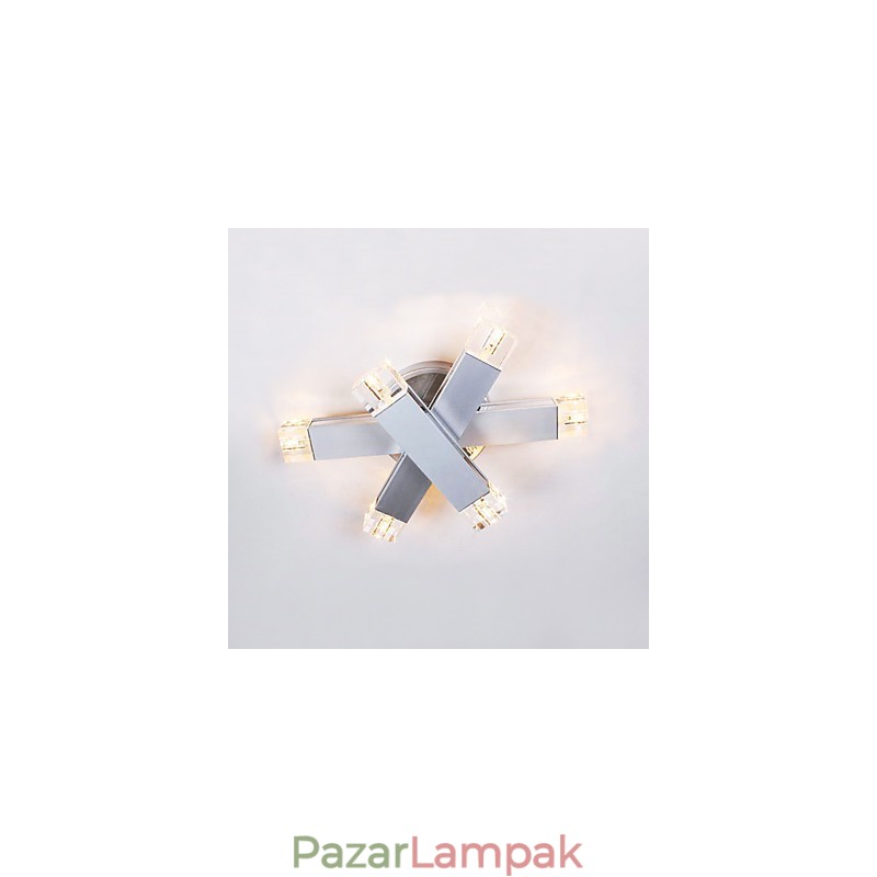 Modern mennyezeti lámpa 6 lámpával elegáns kivitelben