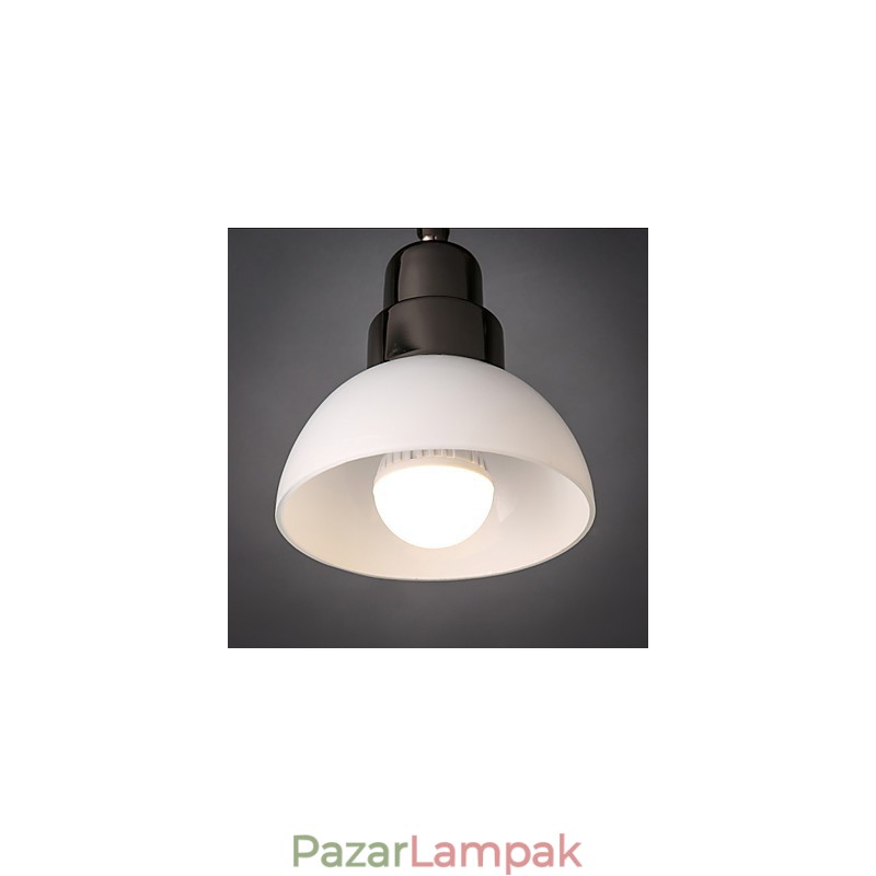 Süllyesztett szerelésű Trinal fej Világos Fehér Üveg Alumínium váz Divat Modern