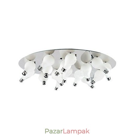 Modern süllyesztett rögzítés 12 lámpával körben (G4 izzótalp)