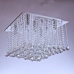 Flush Mount Crystal Modern kortárs fém