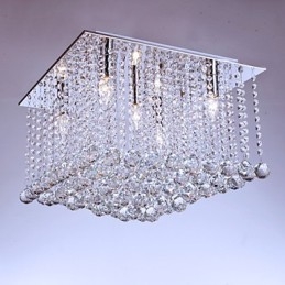 Flush Mount Crystal Modern kortárs fém