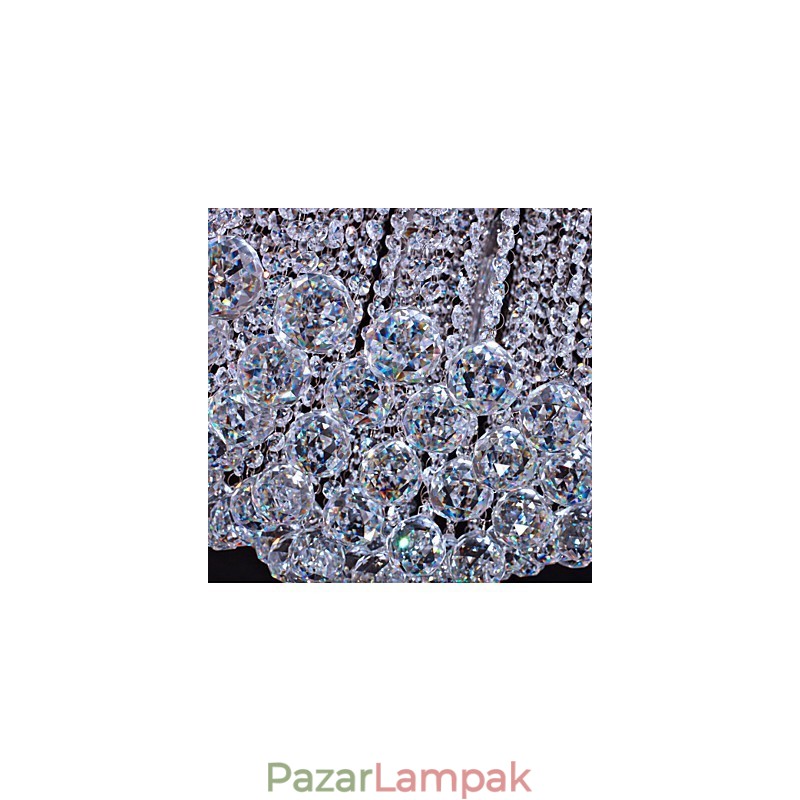 Flush Mount Crystal Modern kortárs fém