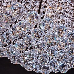 Flush Mount Crystal Modern kortárs fém