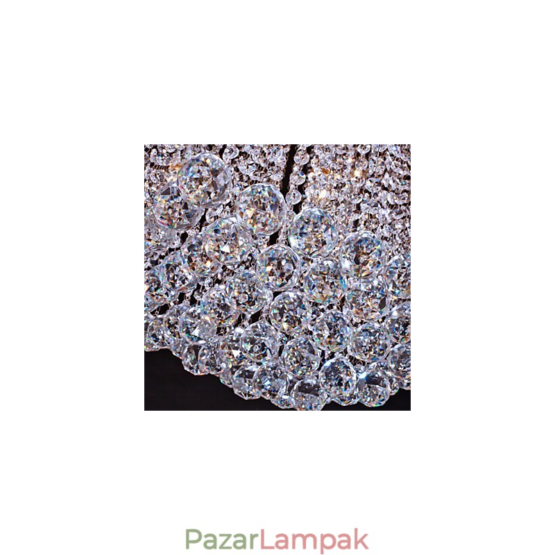 Flush Mount Crystal Modern kortárs fém