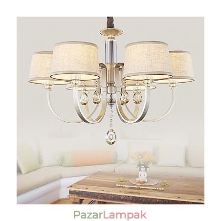 Country Crystal festés fém csillár