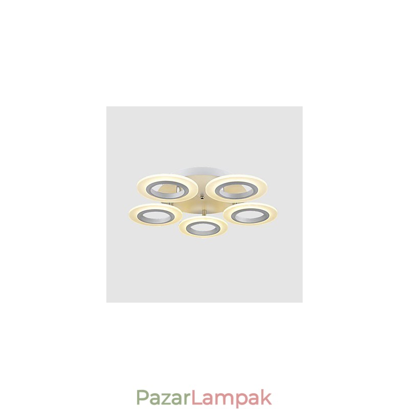 Modern akril kör alakú függőlámpa