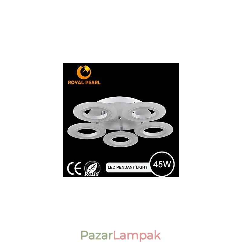 Modern akril kör alakú függőlámpa